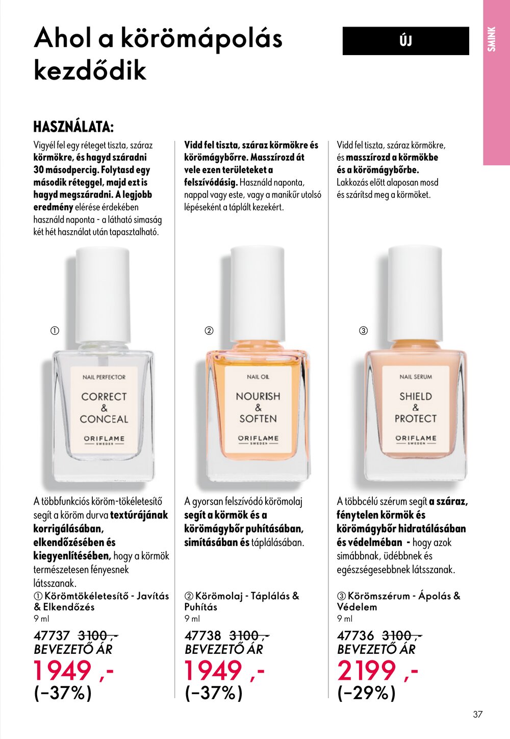 Oriflame akciós újság 2026.04.15-től - 37. oldal.