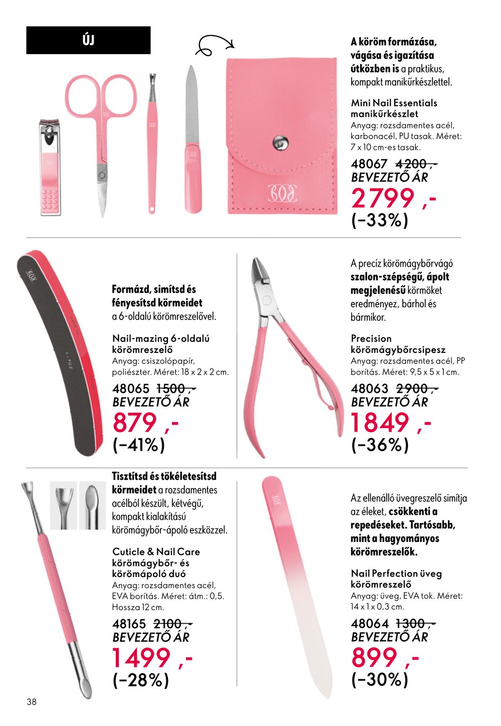 Oriflame akciós újság 2026.04.15-től - 38. oldal.