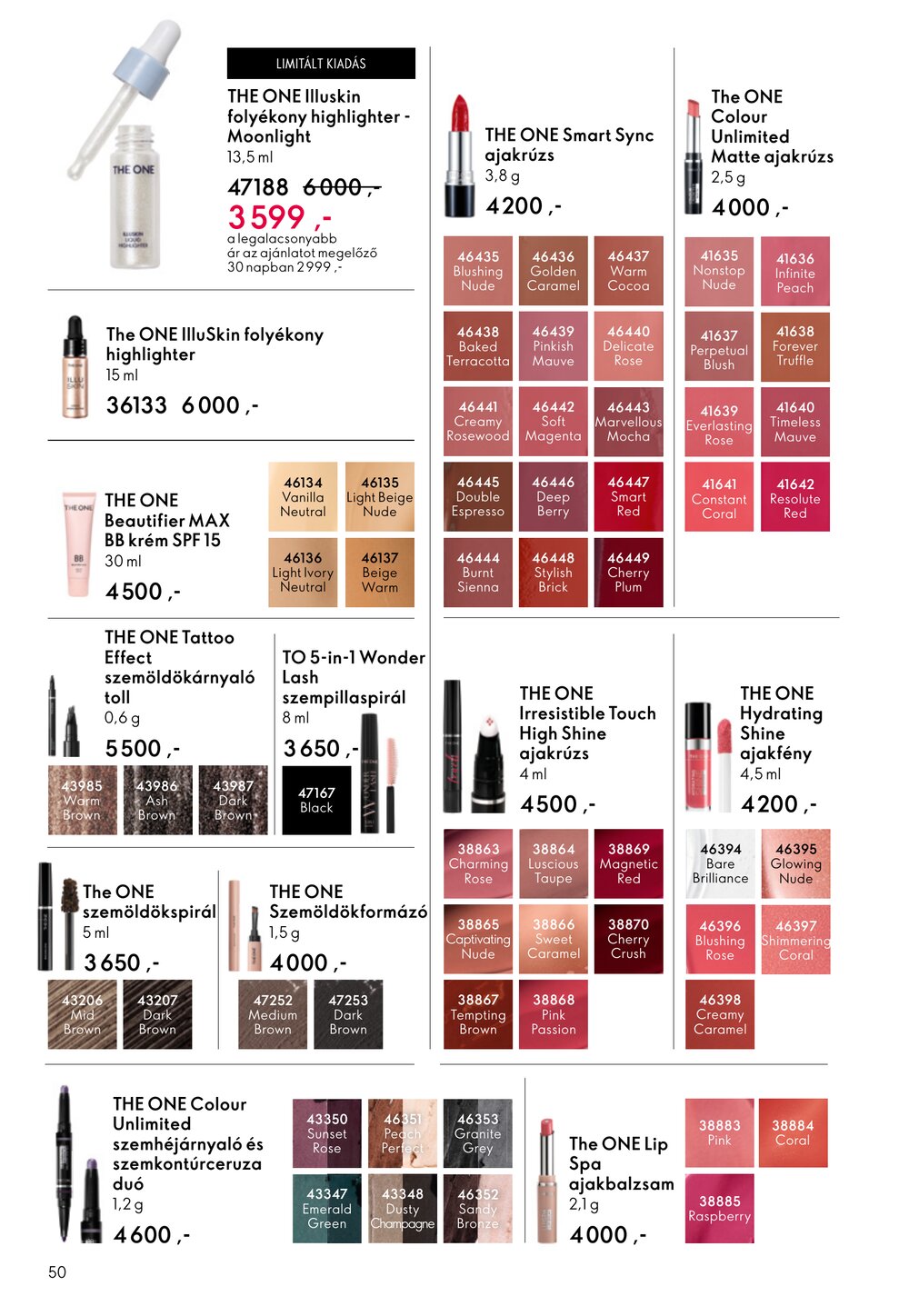 Oriflame akciós újság 2026.04.15-től - 50. oldal.