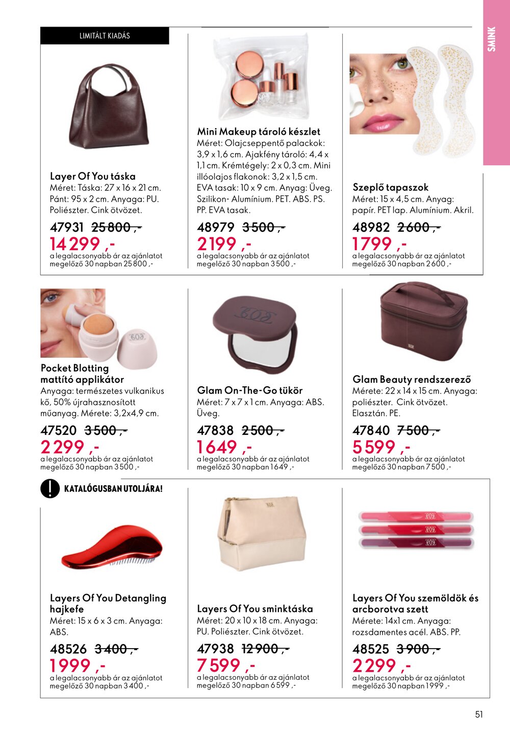 Oriflame akciós újság 2026.04.15-től - 51. oldal.