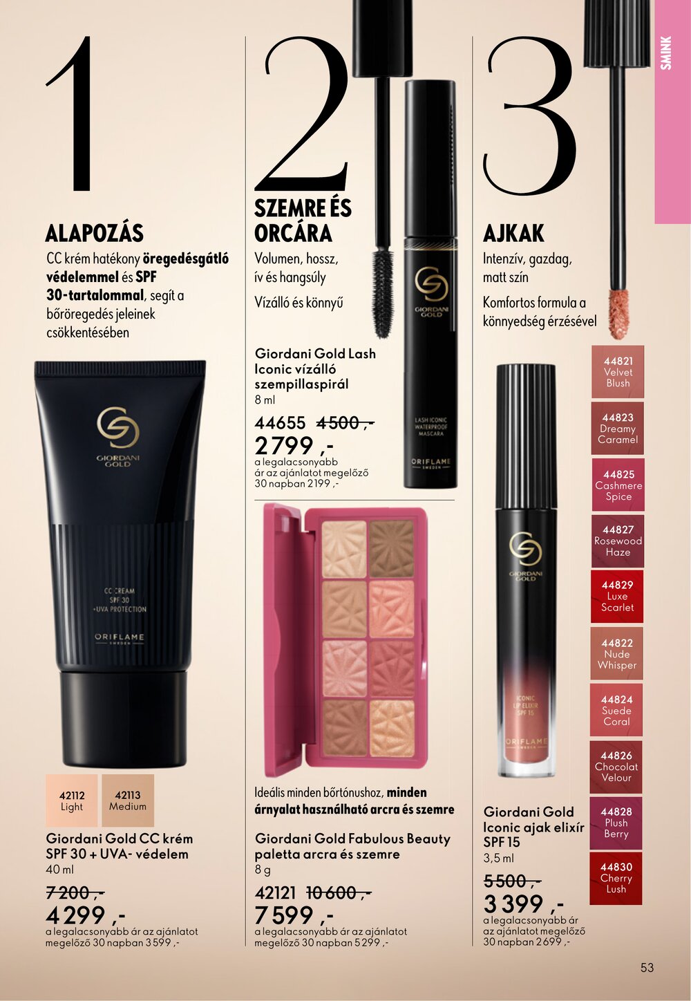 Oriflame akciós újság 2026.04.15-től - 53. oldal.
