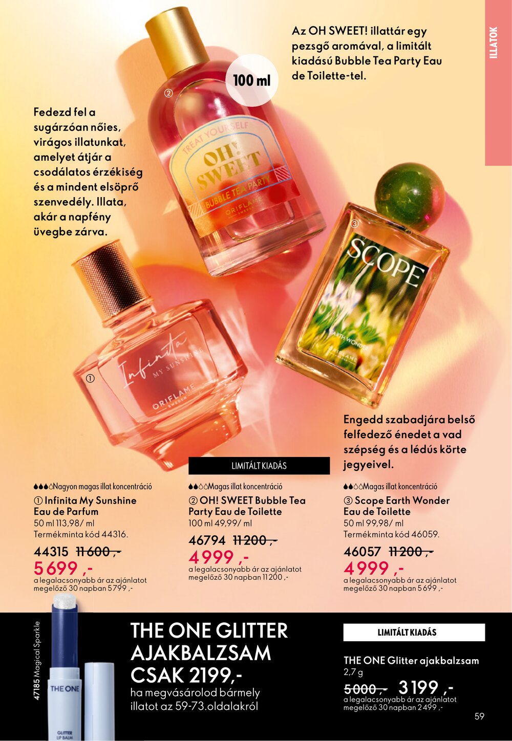 Oriflame akciós újság 2026.04.15-től - 59. oldal.