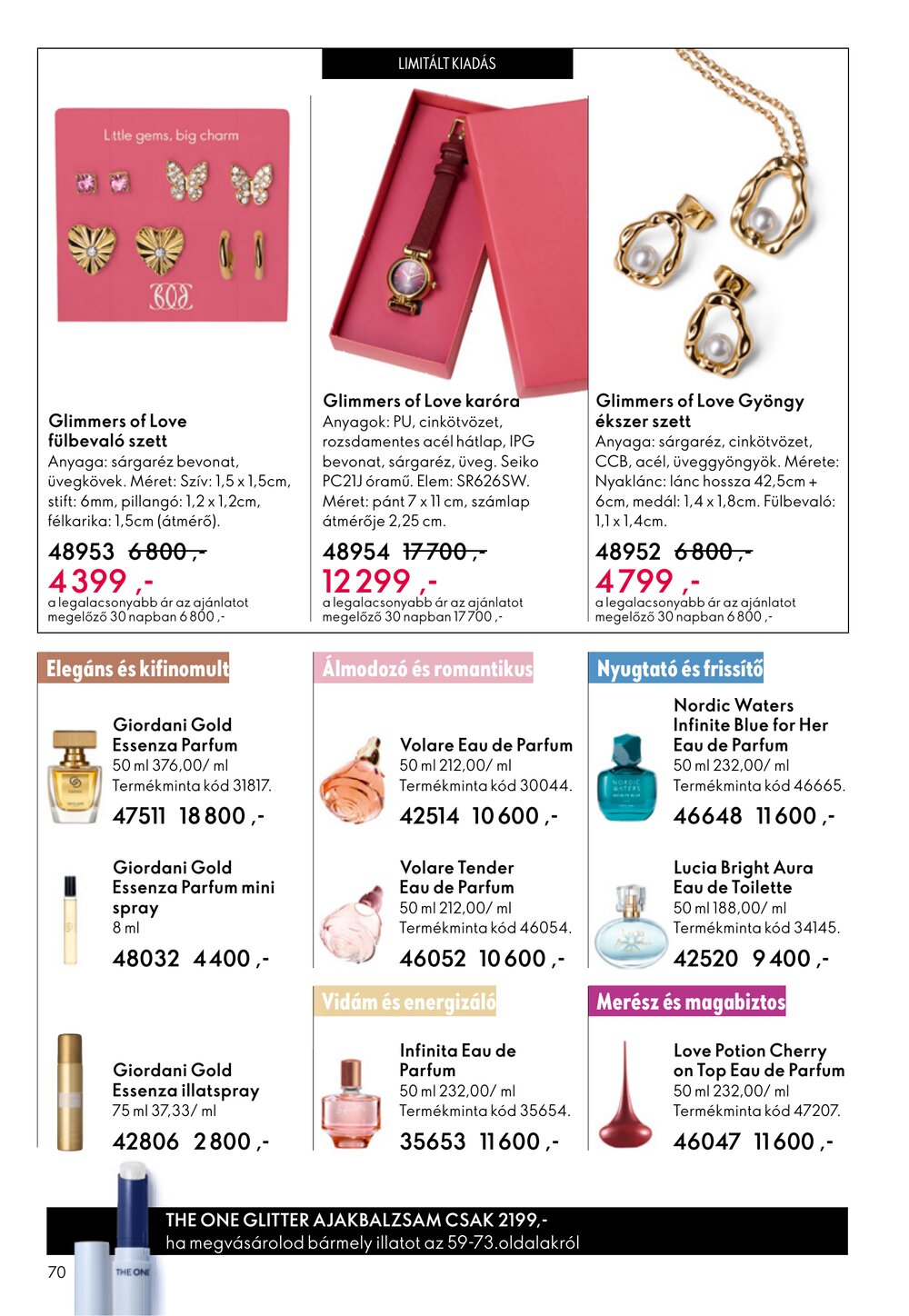 Oriflame akciós újság 2026.04.15-től - 70. oldal.