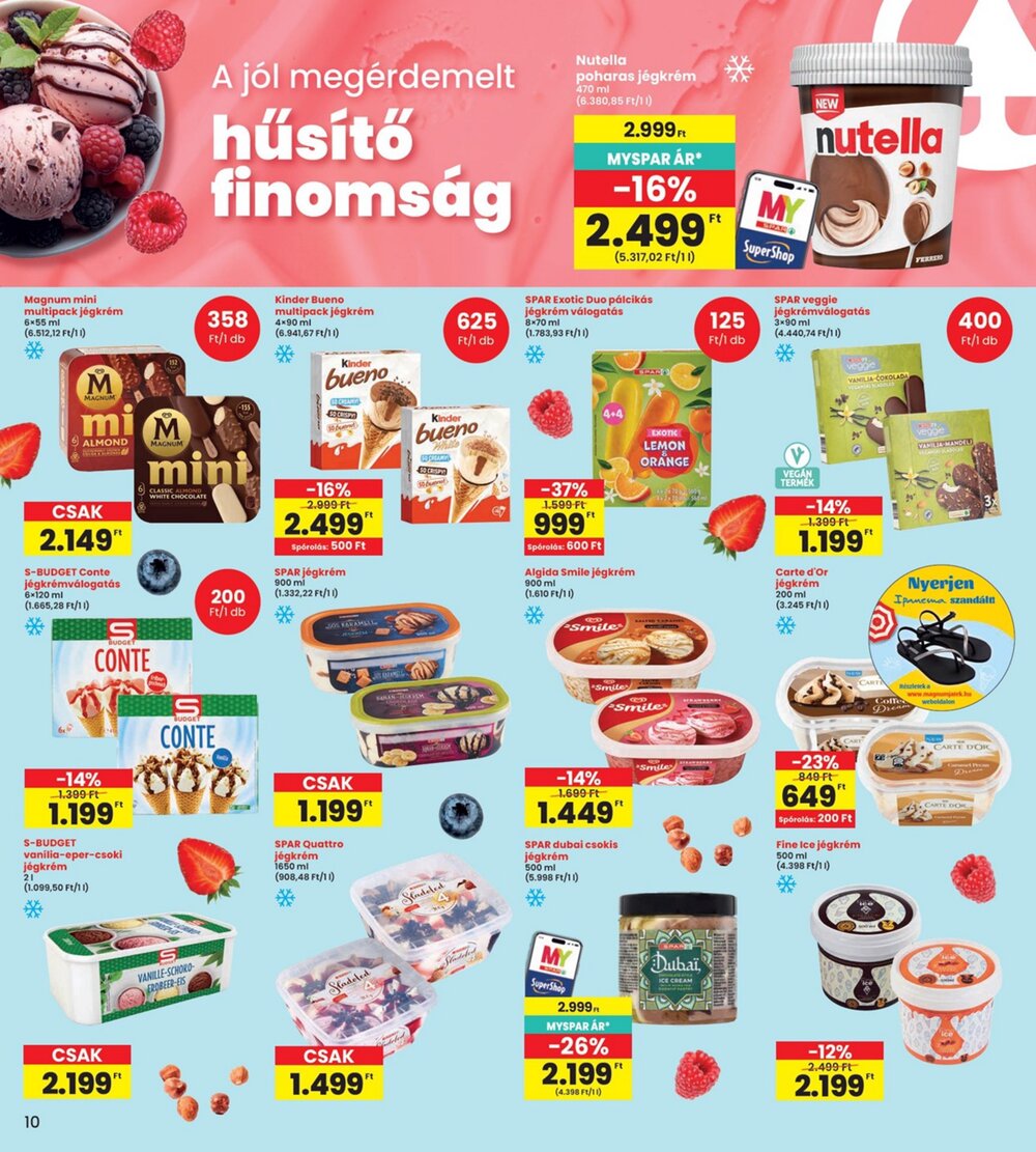 Interspar akciós újság 2026.04.16-tól - 10. oldal.