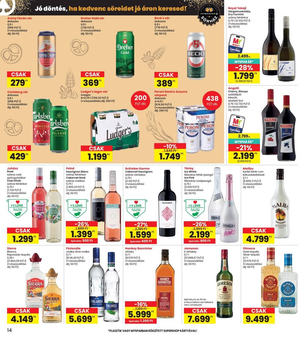 Interspar akciós újság 2026.04.16-tól - 14. oldal.