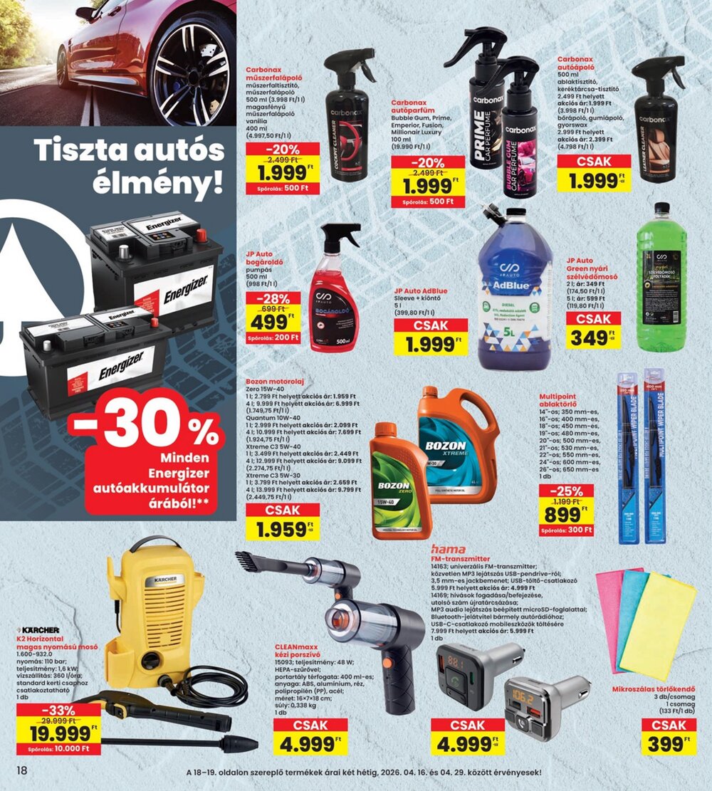 Interspar akciós újság 2026.04.16-tól - 18. oldal.