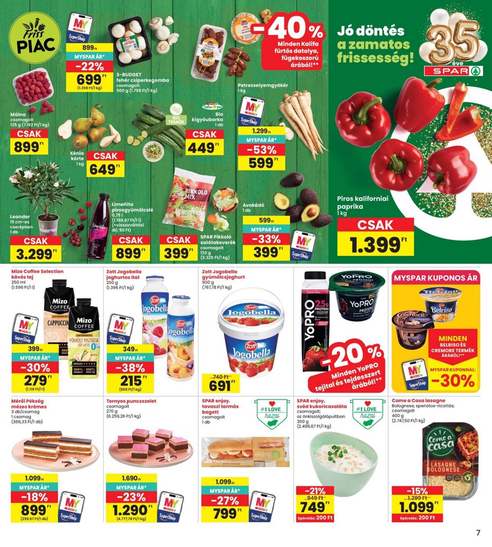 Interspar akciós újság 2026.04.16-tól - 7. oldal.