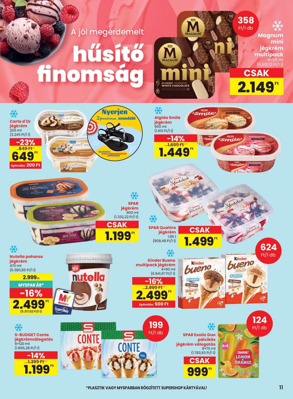 Spar akciós újság 2026.04.16-tól - 11. oldal.