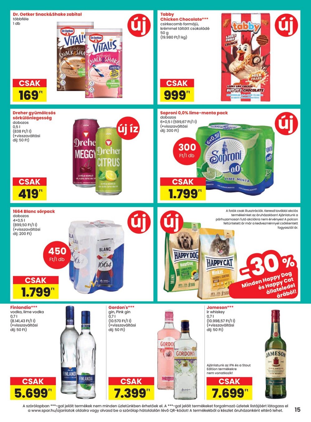 Spar akciós újság 2026.04.16-tól - 15. oldal.