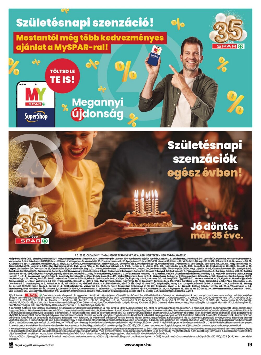 Spar akciós újság 2026.04.16-tól - 19. oldal.