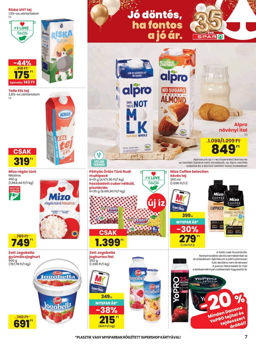 Spar akciós újság 2026.04.16-tól - 7. oldal.