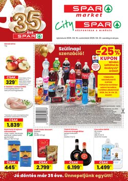 Spar Market akciós újság 2026.04.16-tól