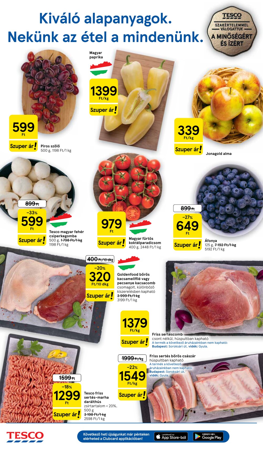 Tesco akciós újság 2026.04.16-tól - 2. oldal.