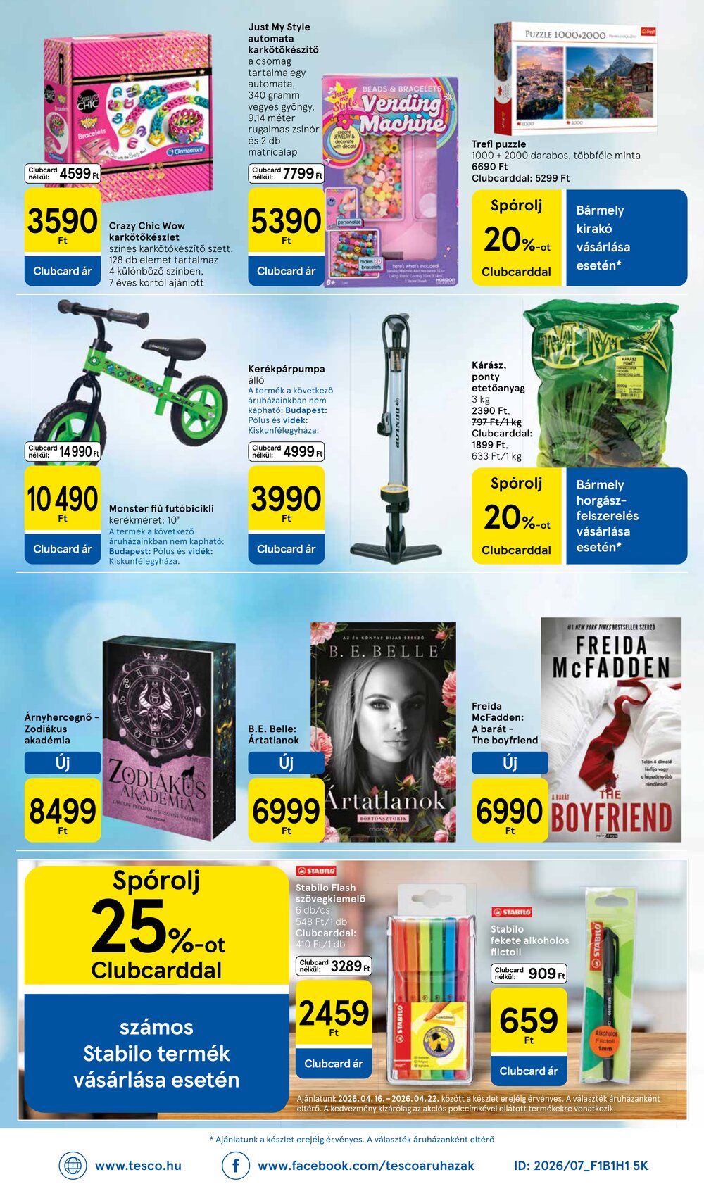 Tesco akciós újság 2026.04.16-tól - 32. oldal.