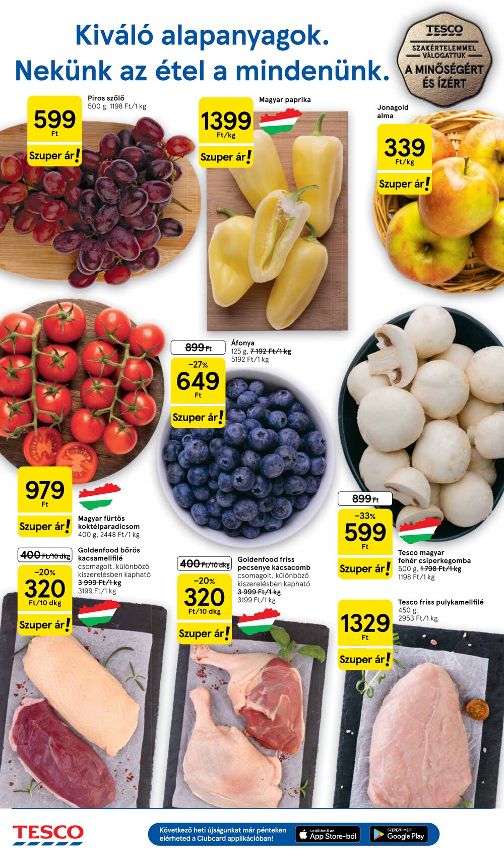 Tesco akciós újság 2026.04.16-tól - 2. oldal.