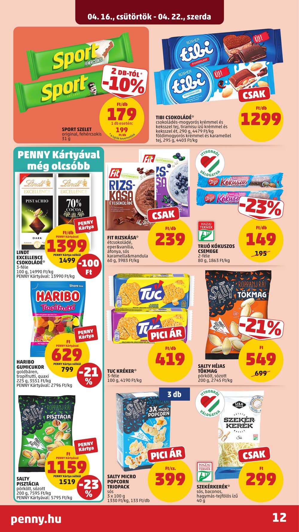 Penny Market akciós újság 2026.04.16-tól - 16. oldal.