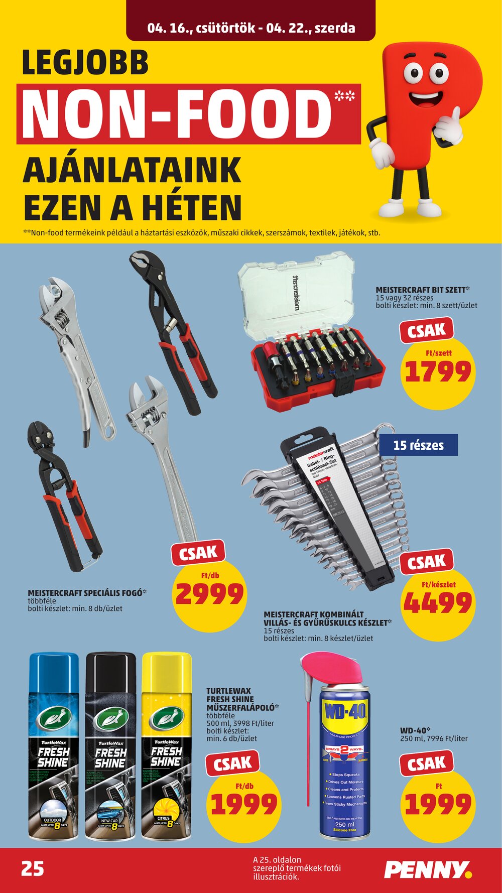 Penny Market akciós újság 2026.04.16-tól - 29. oldal.