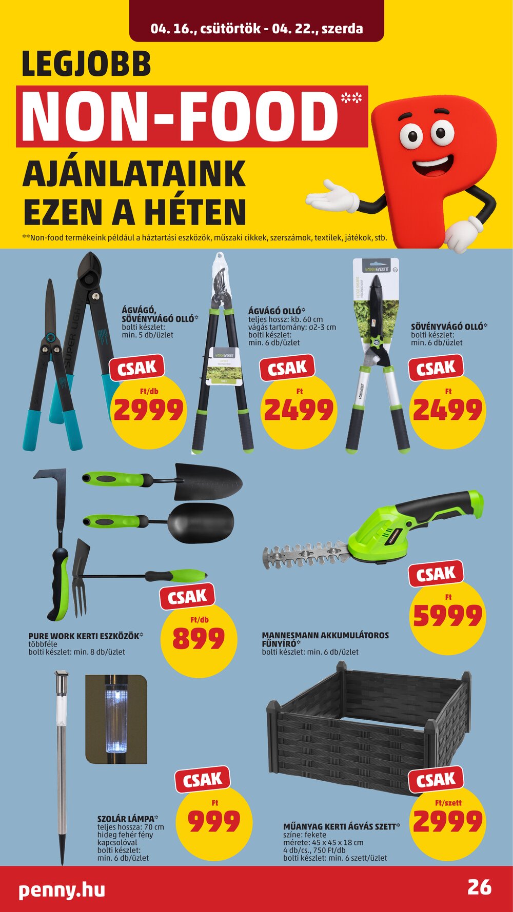 Penny Market akciós újság 2026.04.16-tól - 30. oldal.