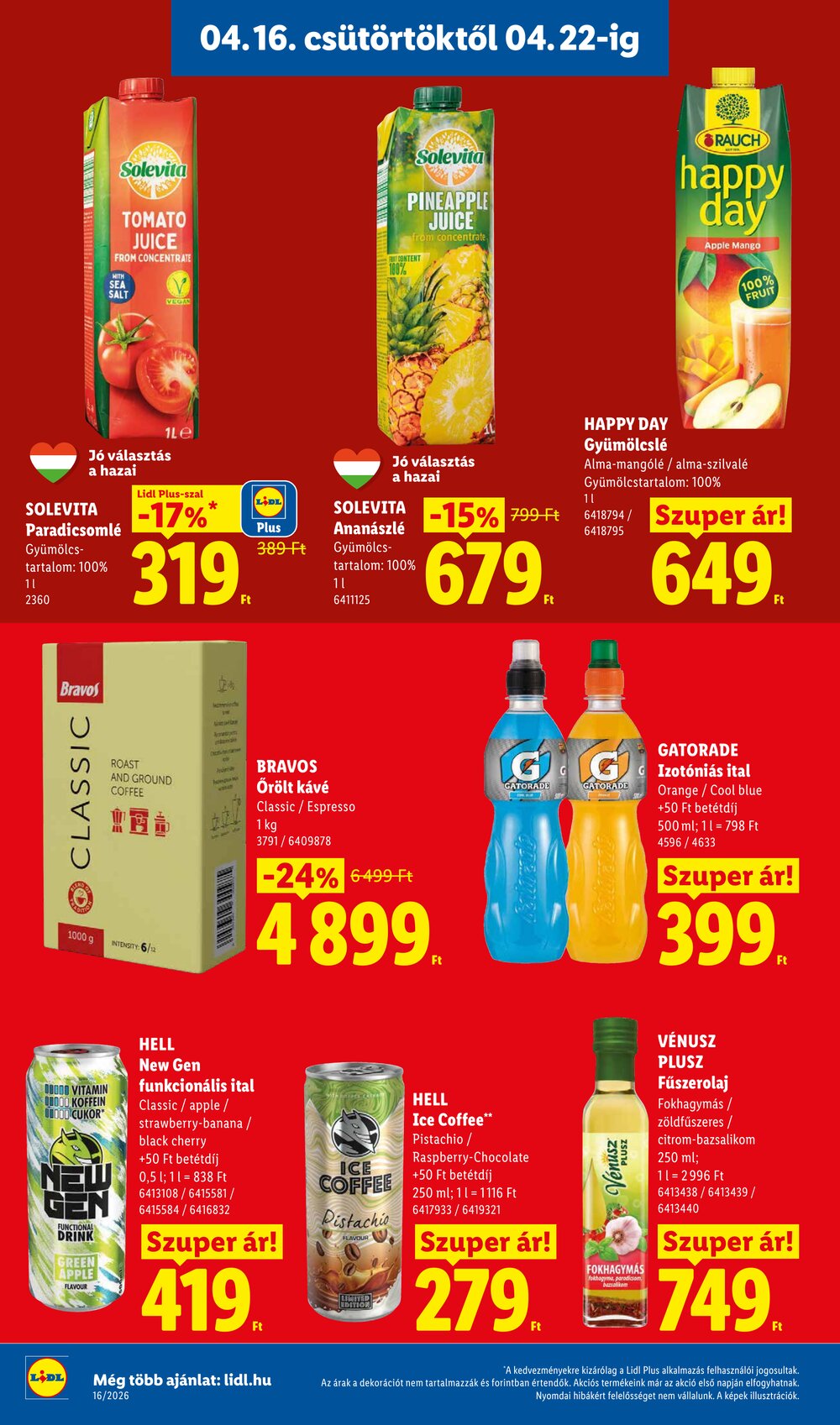 Lidl akciós újság 2026.04.16-tól - 10. oldal.