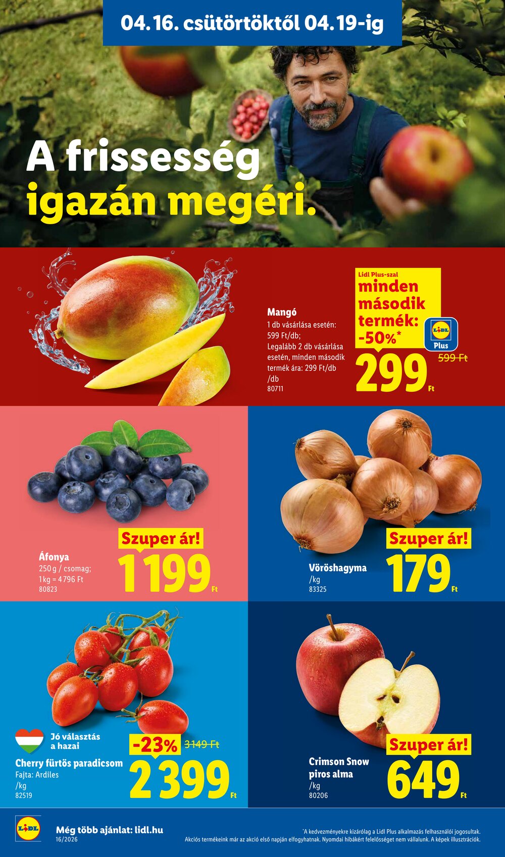 Lidl akciós újság 2026.04.16-tól - 2. oldal.
