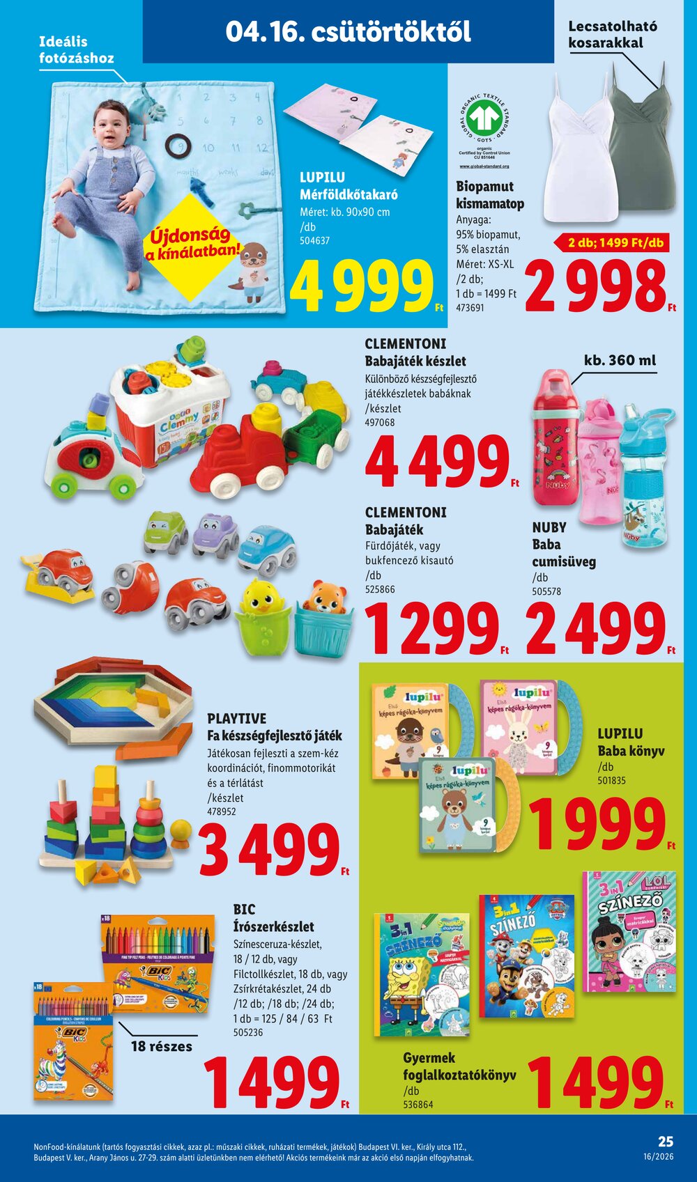 Lidl akciós újság 2026.04.16-tól - 25. oldal.