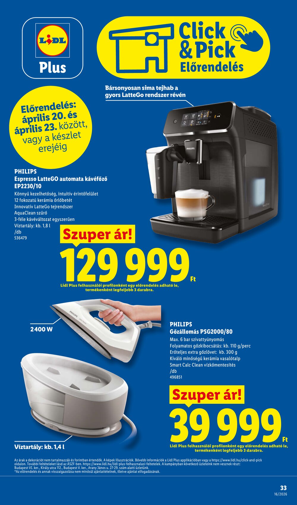 Lidl akciós újság 2026.04.16-tól - 33. oldal.