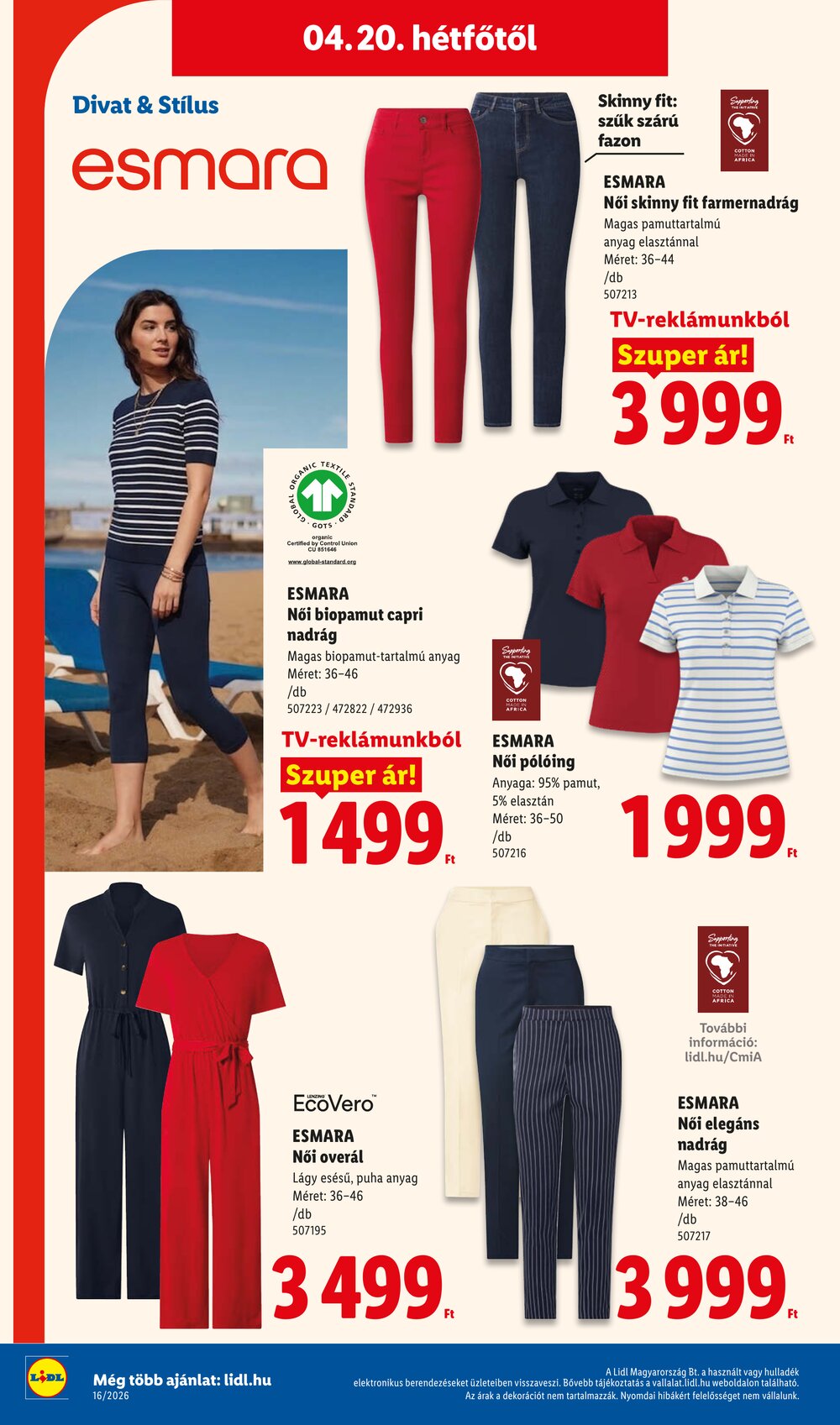 Lidl akciós újság 2026.04.16-tól - 36. oldal.