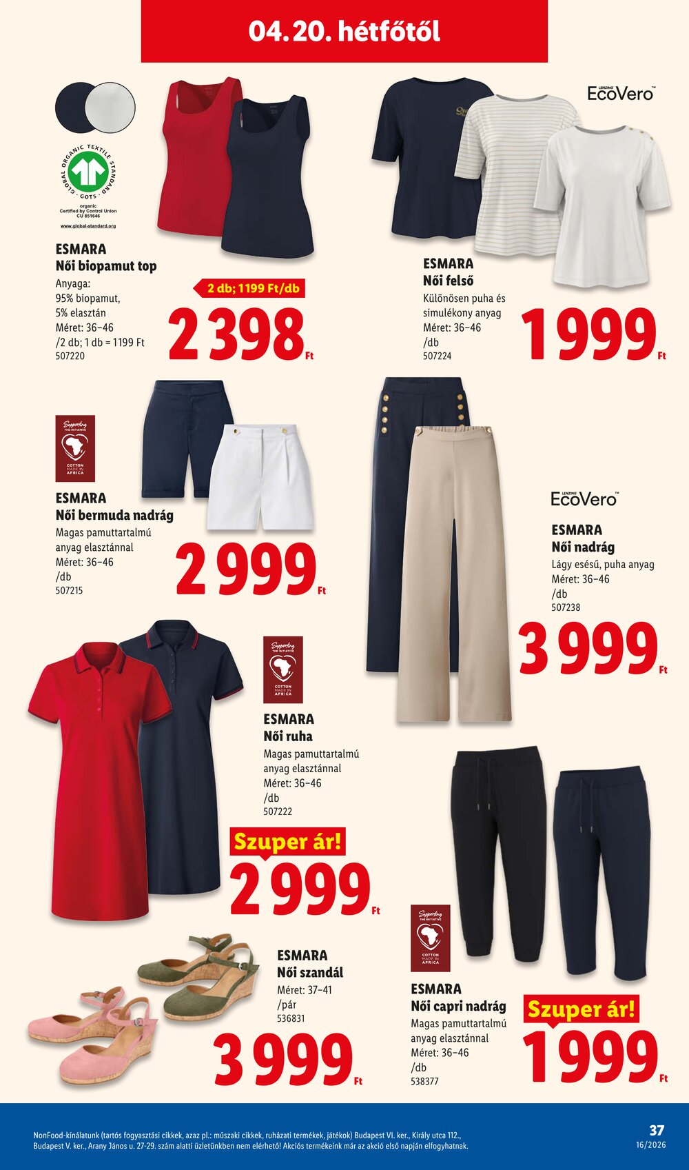 Lidl akciós újság 2026.04.16-tól - 37. oldal.