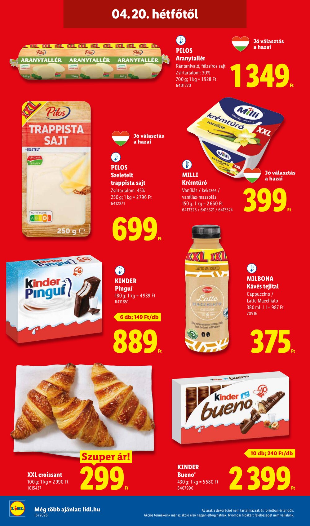 Lidl akciós újság 2026.04.16-tól - 52. oldal.