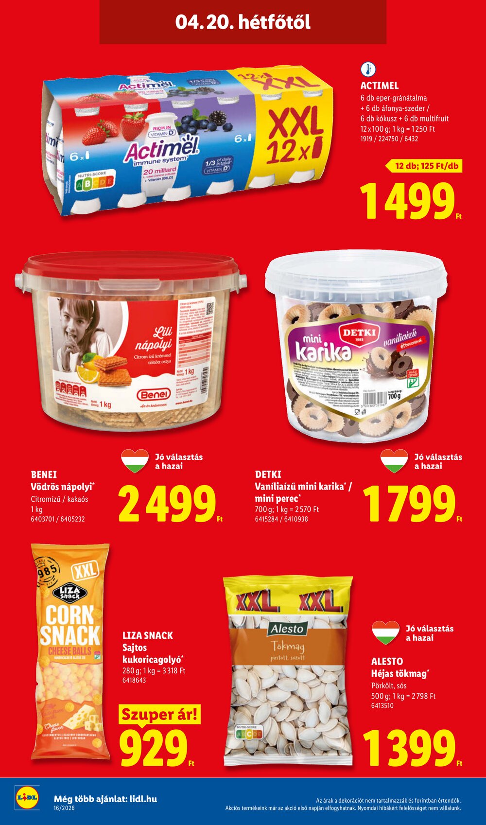 Lidl akciós újság 2026.04.16-tól - 54. oldal.