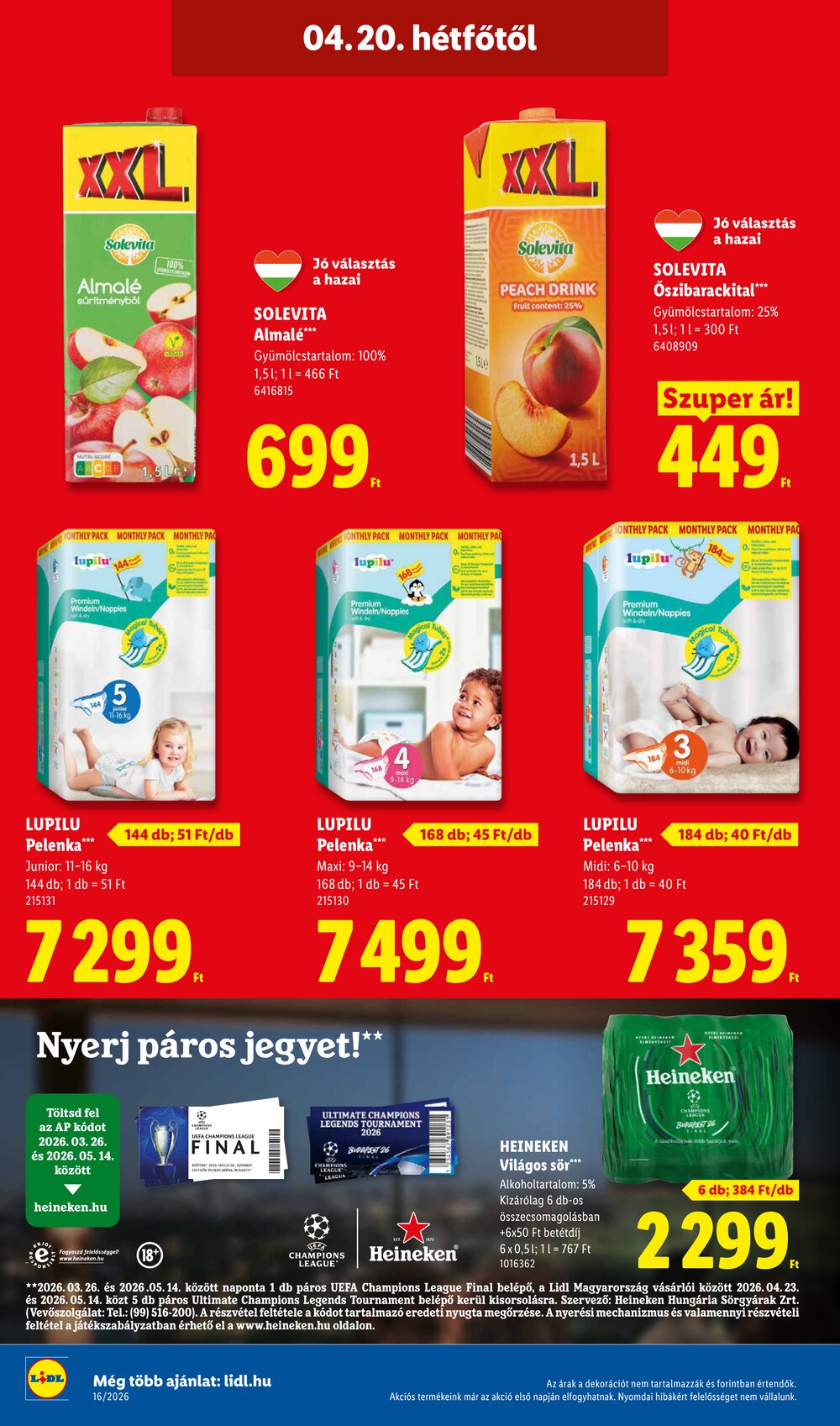 Lidl akciós újság 2026.04.16-tól - 56. oldal.