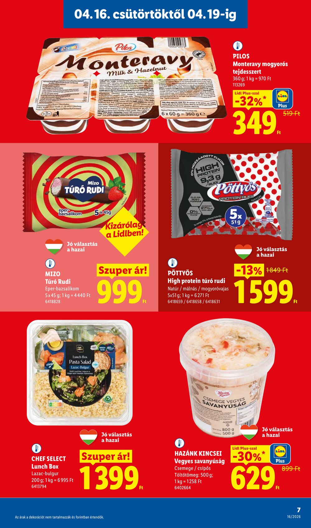 Lidl akciós újság 2026.04.16-tól - 7. oldal.