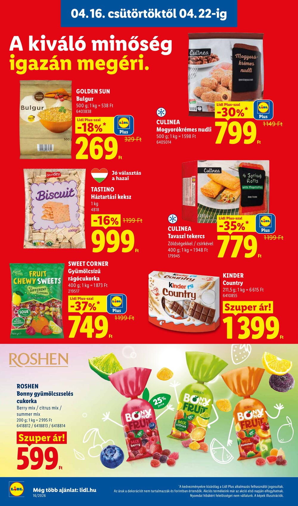 Lidl akciós újság 2026.04.16-tól - 8. oldal.
