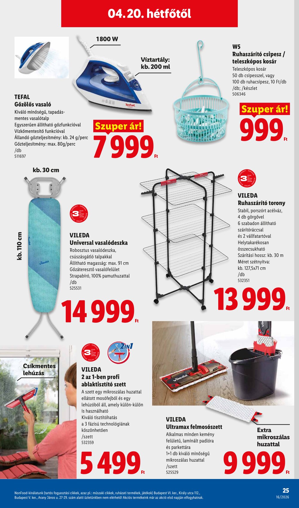 Lidl akciós újság 2026.04.16-tól - 25. oldal.