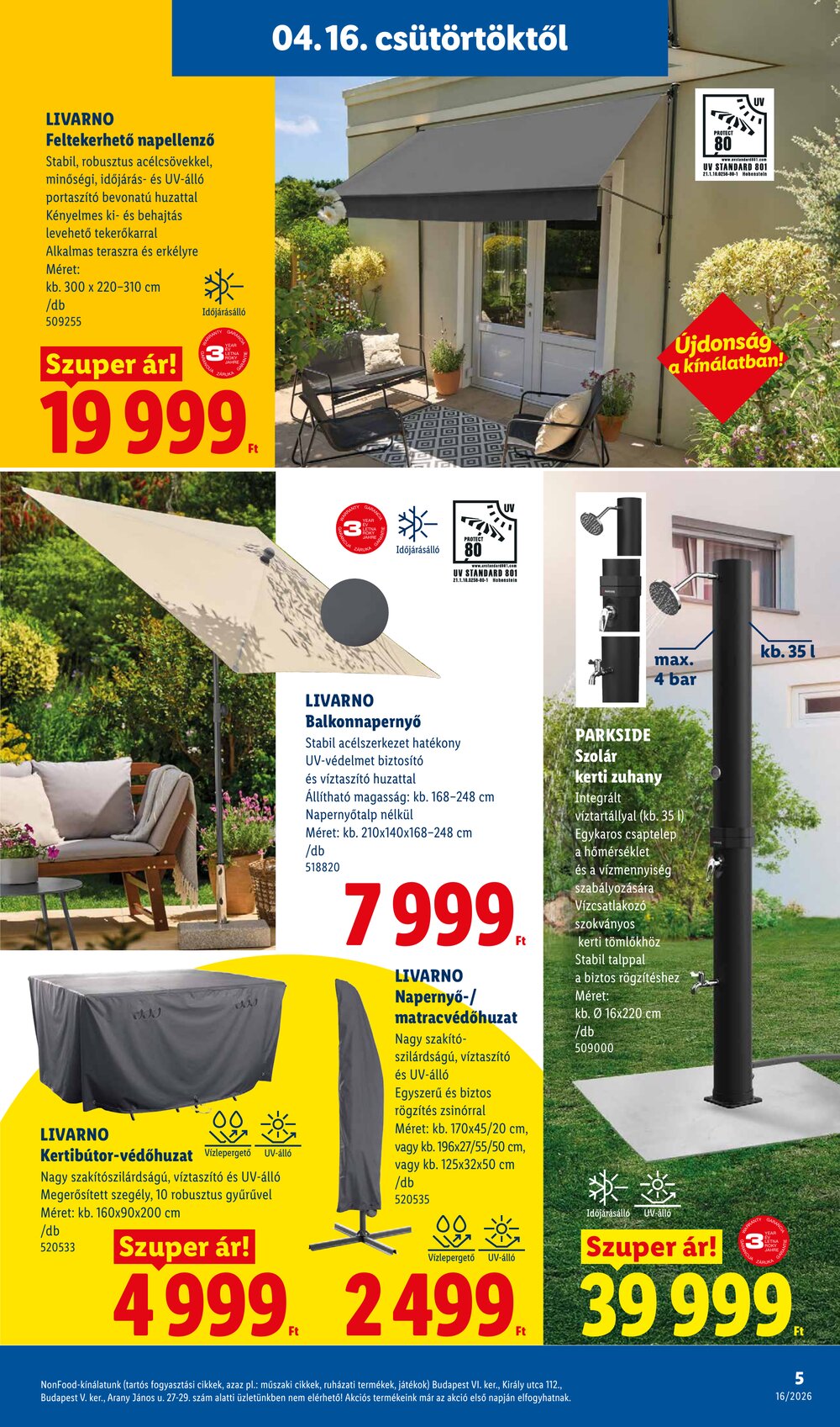 Lidl akciós újság 2026.04.16-tól - 5. oldal.