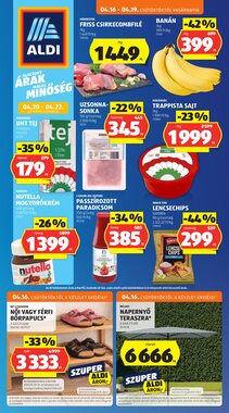 Aldi akciós újság 2026.04.16-tól