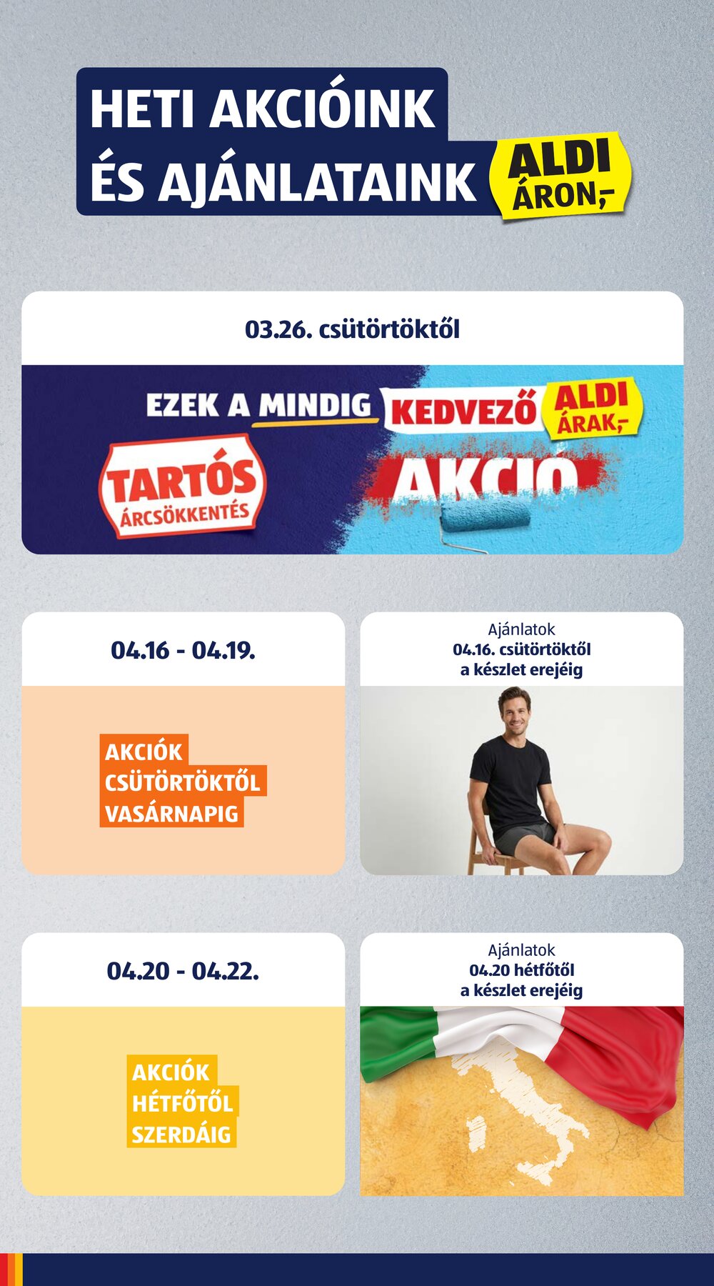 Aldi akciós újság 2026.04.16-tól - 2. oldal.