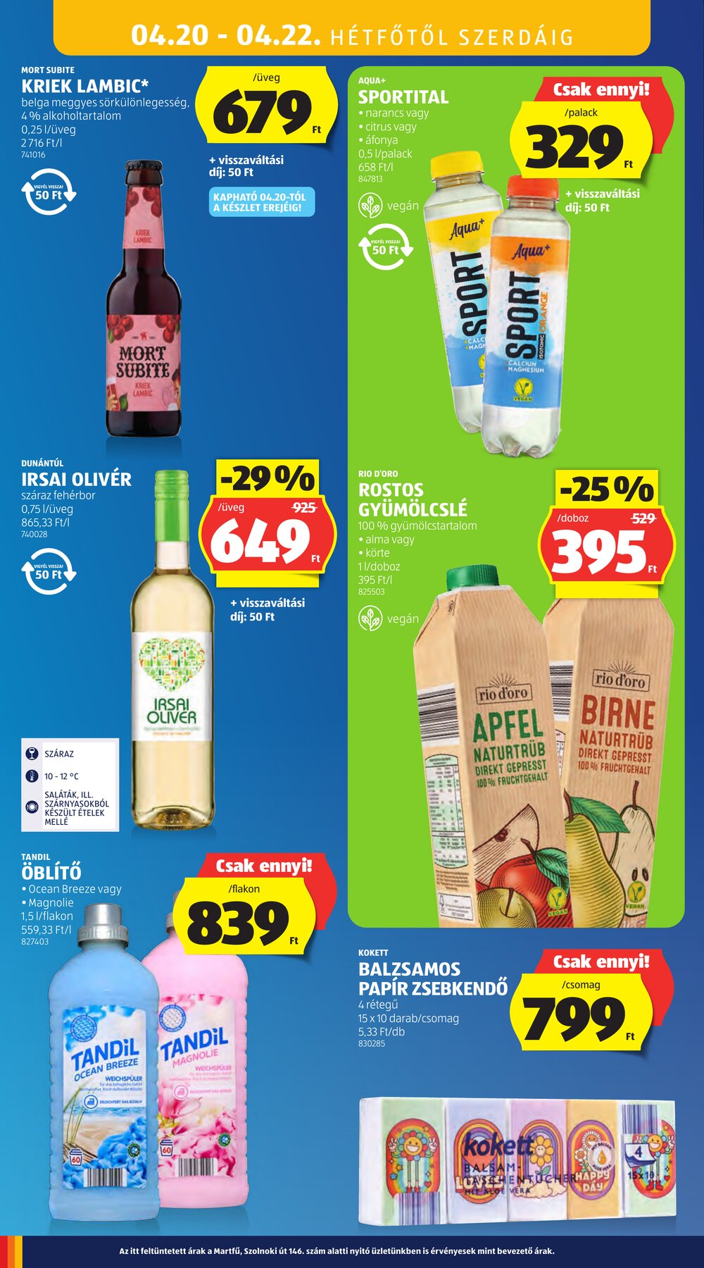 Aldi akciós újság 2026.04.16-tól - 42. oldal.