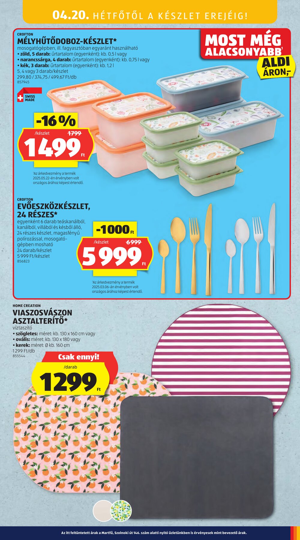 Aldi akciós újság 2026.04.16-tól - 55. oldal.