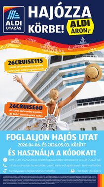 Aldi akciós újság 2026.04.16-tól