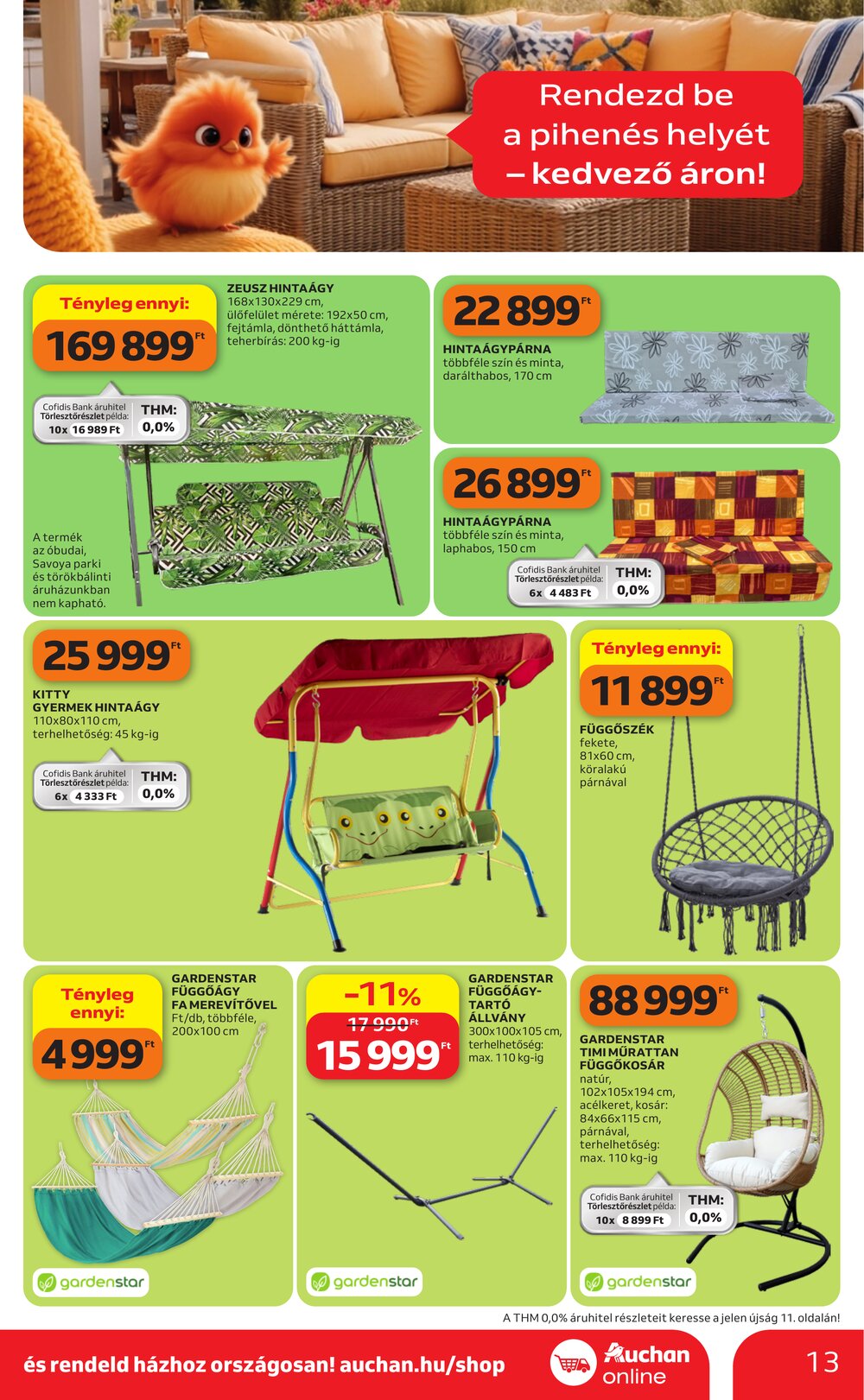 Auchan akciós újság 2026.04.16-tól - 13. oldal.