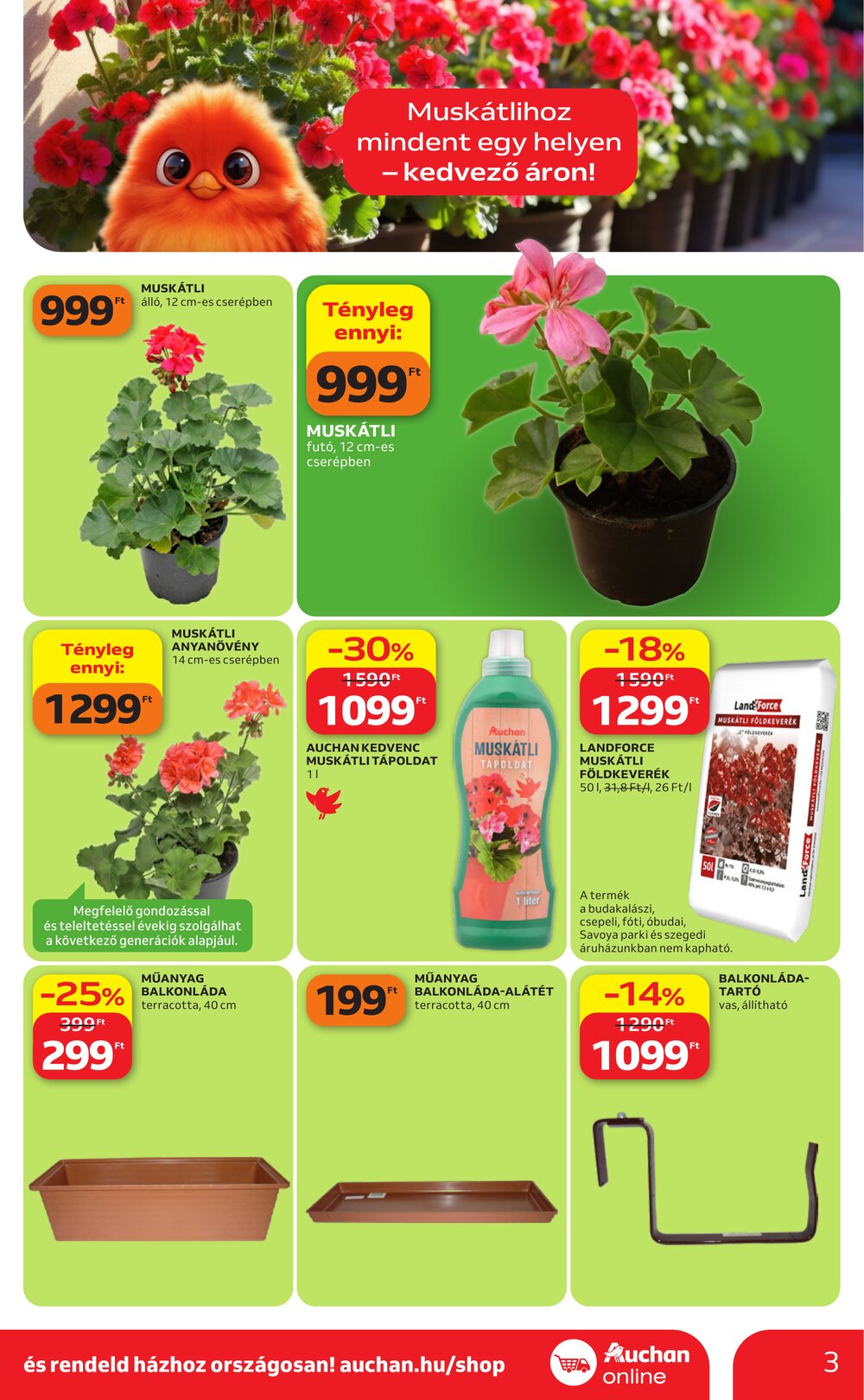 Auchan akciós újság 2026.04.16-tól - 3. oldal.