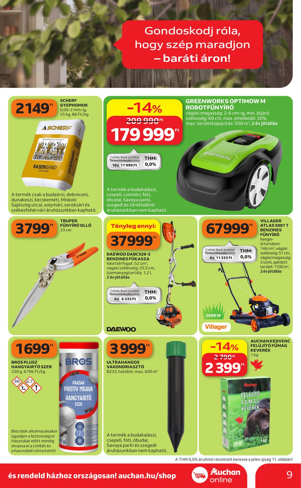 Auchan akciós újság 2026.04.16-tól - 9. oldal.