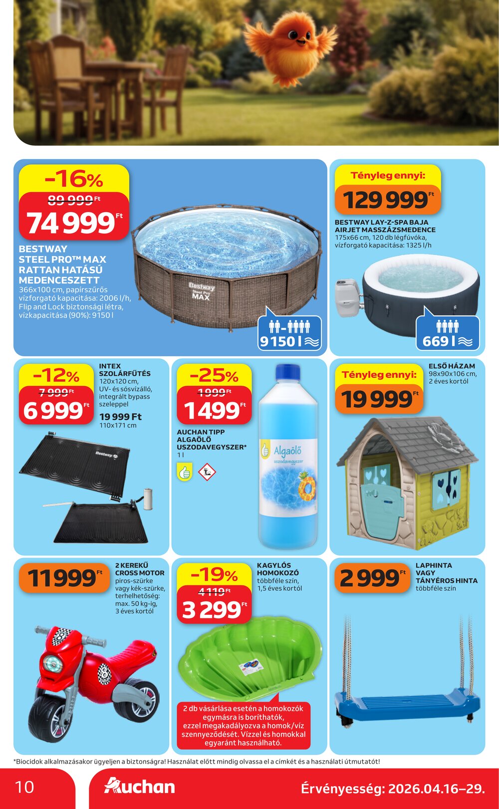 Auchan akciós újság 2026.04.16-tól - 10. oldal.