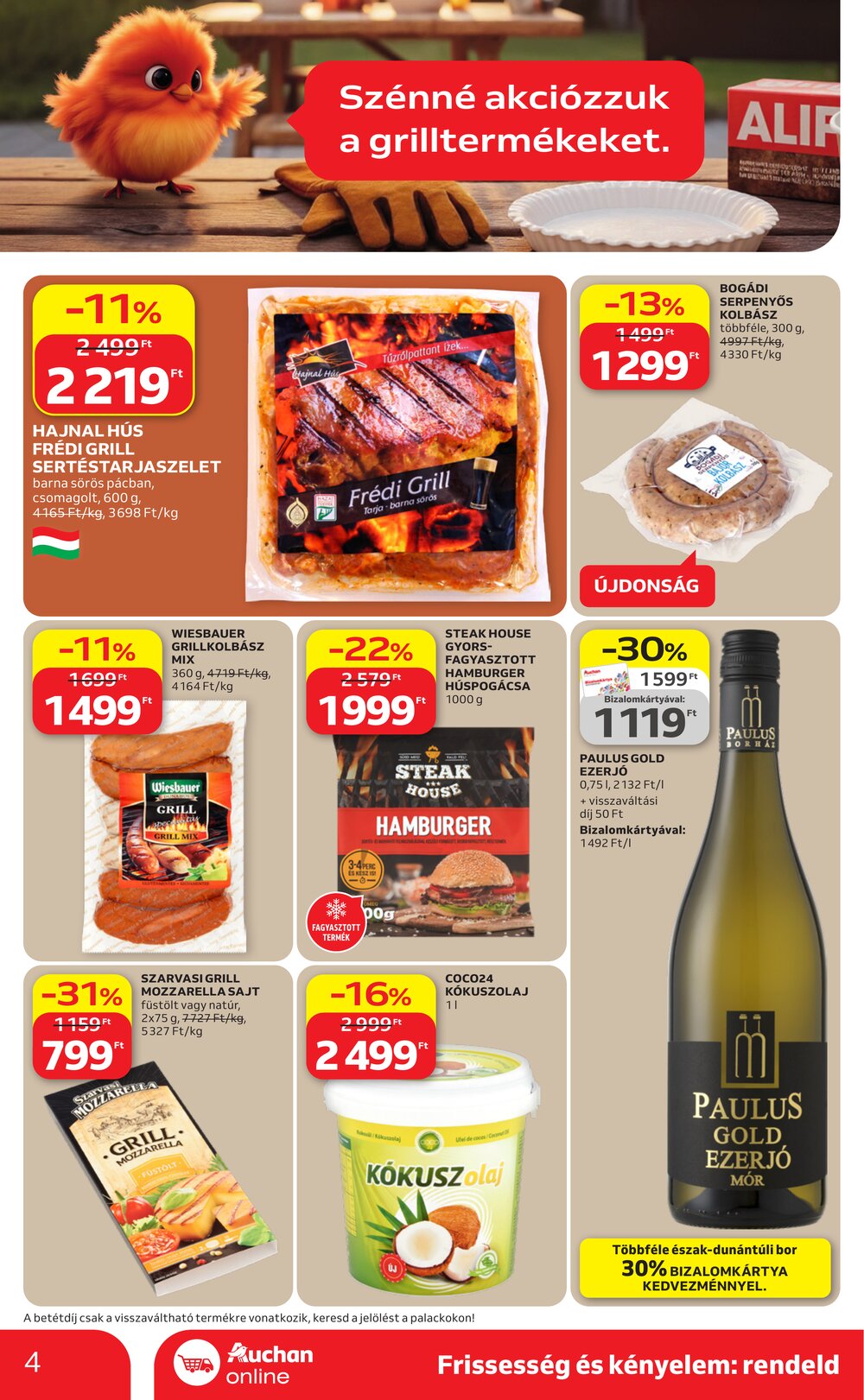 Auchan akciós újság 2026.04.16-tól - 4. oldal.