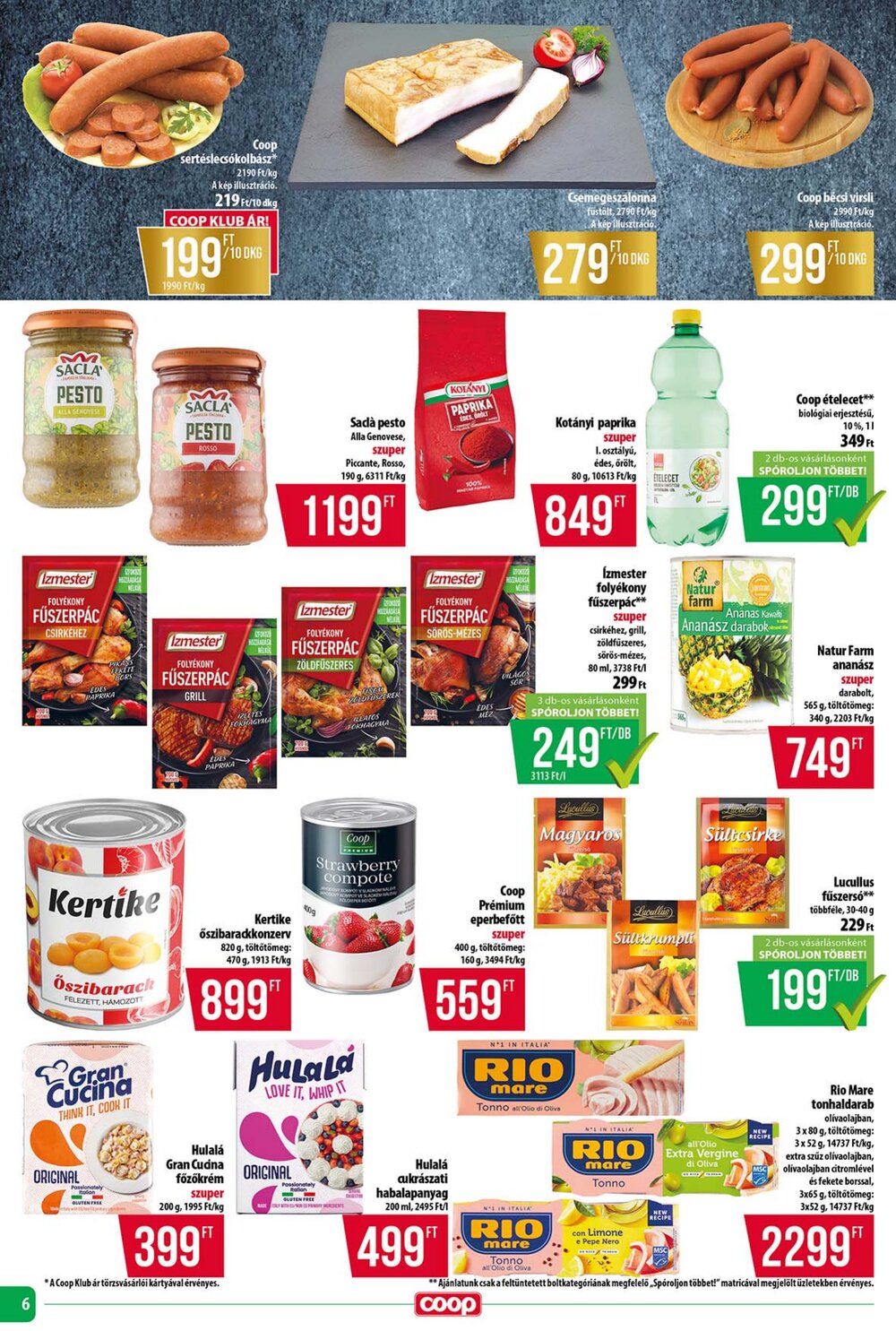 Coop akciós újság 2026.04.16-tól - 6. oldal.
