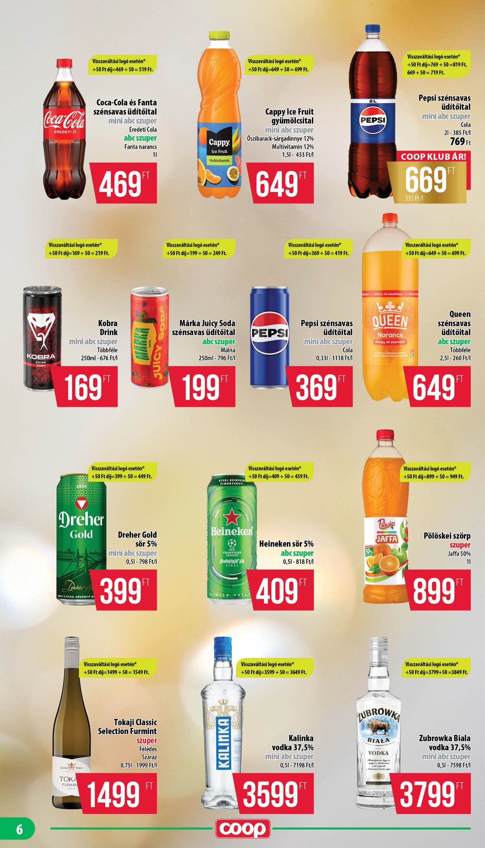 Coop akciós újság 2026.04.16-tól - 6. oldal.