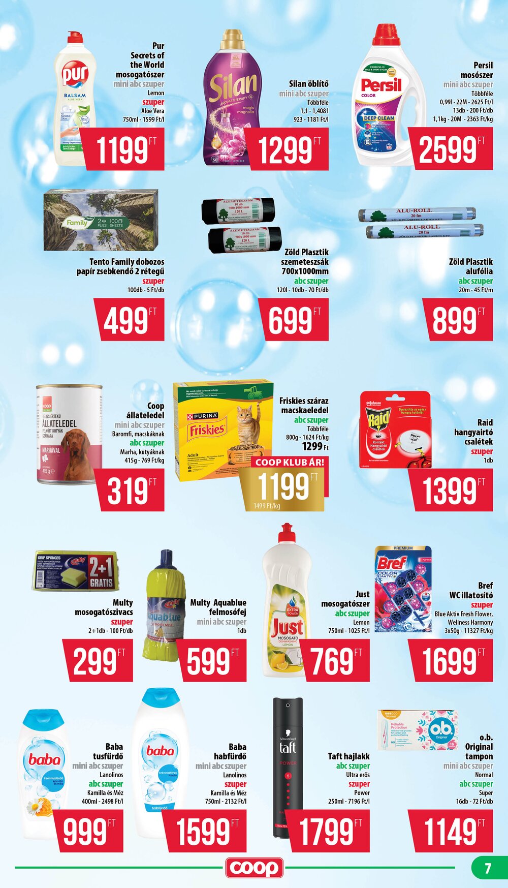 Coop akciós újság 2026.04.16-tól - 7. oldal.