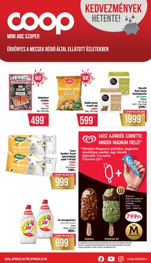 Coop akciós újság 2026.04.16-tól