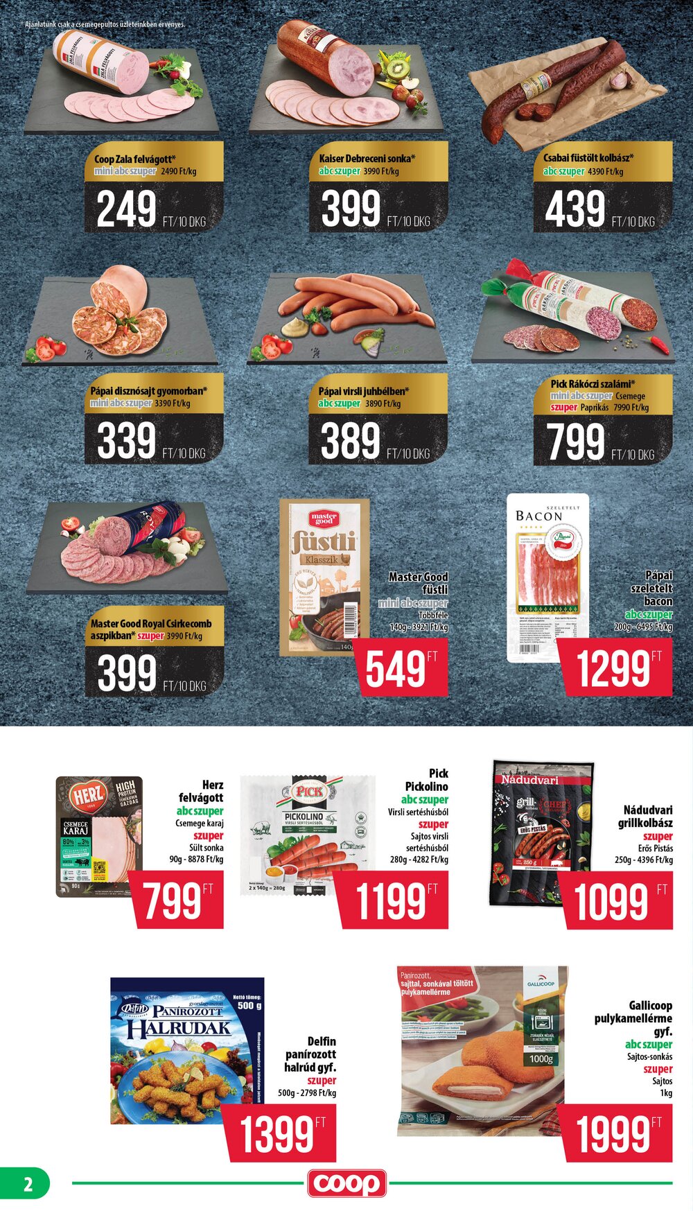 Coop akciós újság 2026.04.16-tól - 2. oldal.